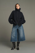 Load image into Gallery viewer, JASPER OVERSIZED ENGLISH RIBBED JACKET