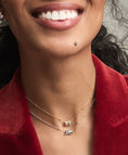 Load image into Gallery viewer, SATURN CHAIN NECKLACE 18" - 14K YELLOW GOLD