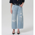 Load image into Gallery viewer, AYLA RAW HEM CROP