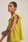 Load image into Gallery viewer, JANEY LINEN TOP