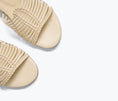 Load image into Gallery viewer, JUDY WOVEN BLOCK HEEL SANDAL
