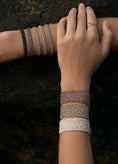 Load image into Gallery viewer, NO. 183 GOLD GREY BRAIDED BRACELET