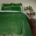 Load image into Gallery viewer, VELVET MOSS QUILT - TWIN/TWIN XL
