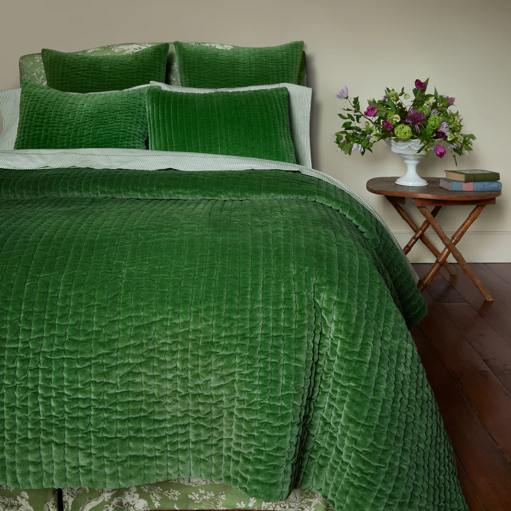 VELVET MOSS QUILT - TWIN/TWIN XL