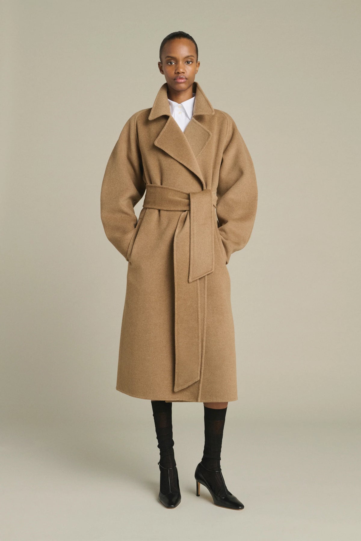 HARVARD CASHMERE WRAP COAT