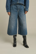 Load image into Gallery viewer, JOYCE DENIM CULOTTE PANT
