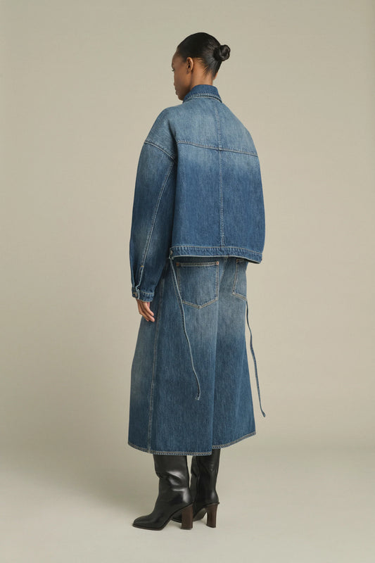 JOYCE DENIM CULOTTE PANT