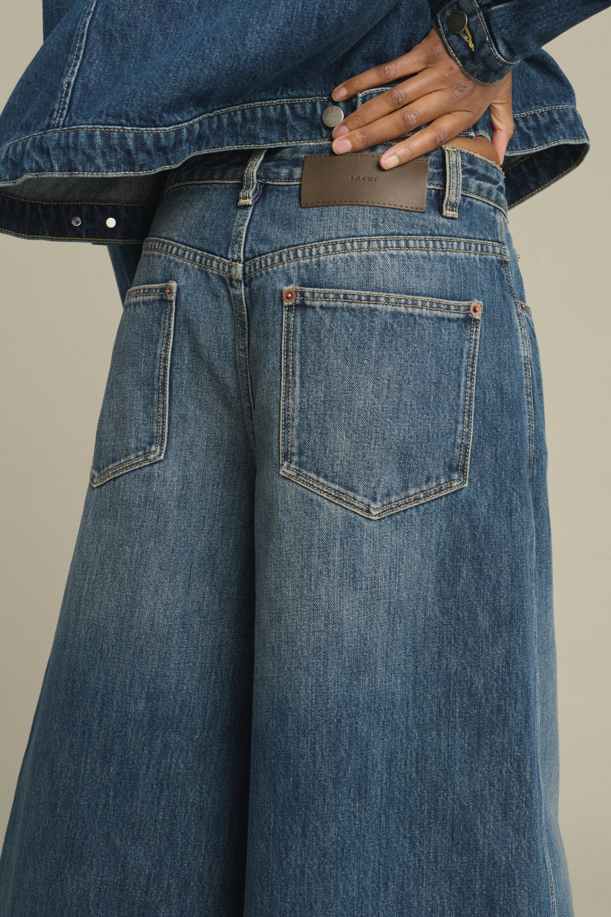 JOYCE DENIM CULOTTE PANT