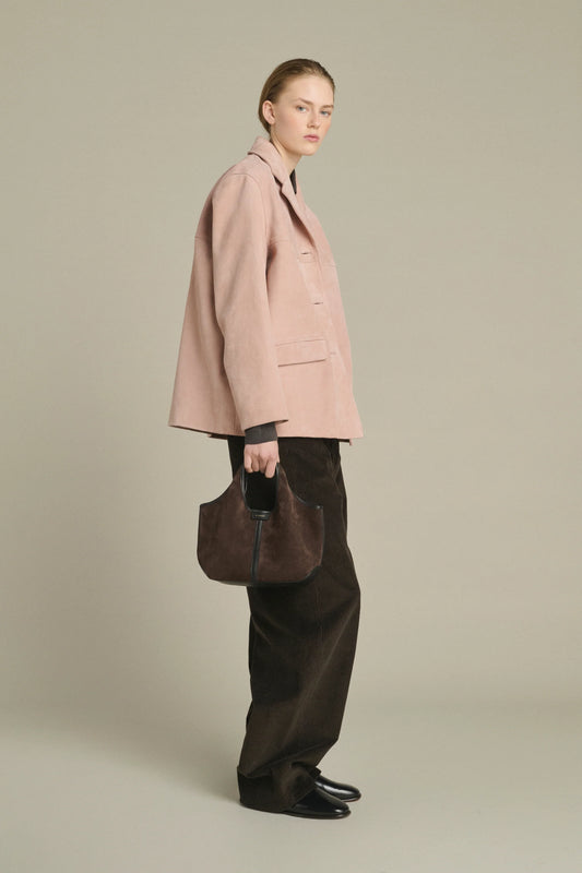 DOUCE MINI SPILT LEATHER TOTE