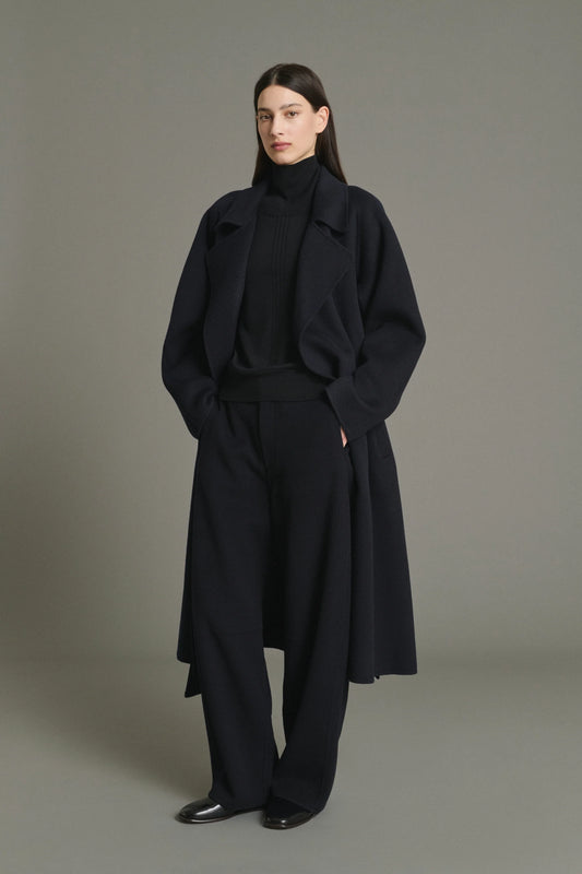 HARVARD WOOL WRAP COAT