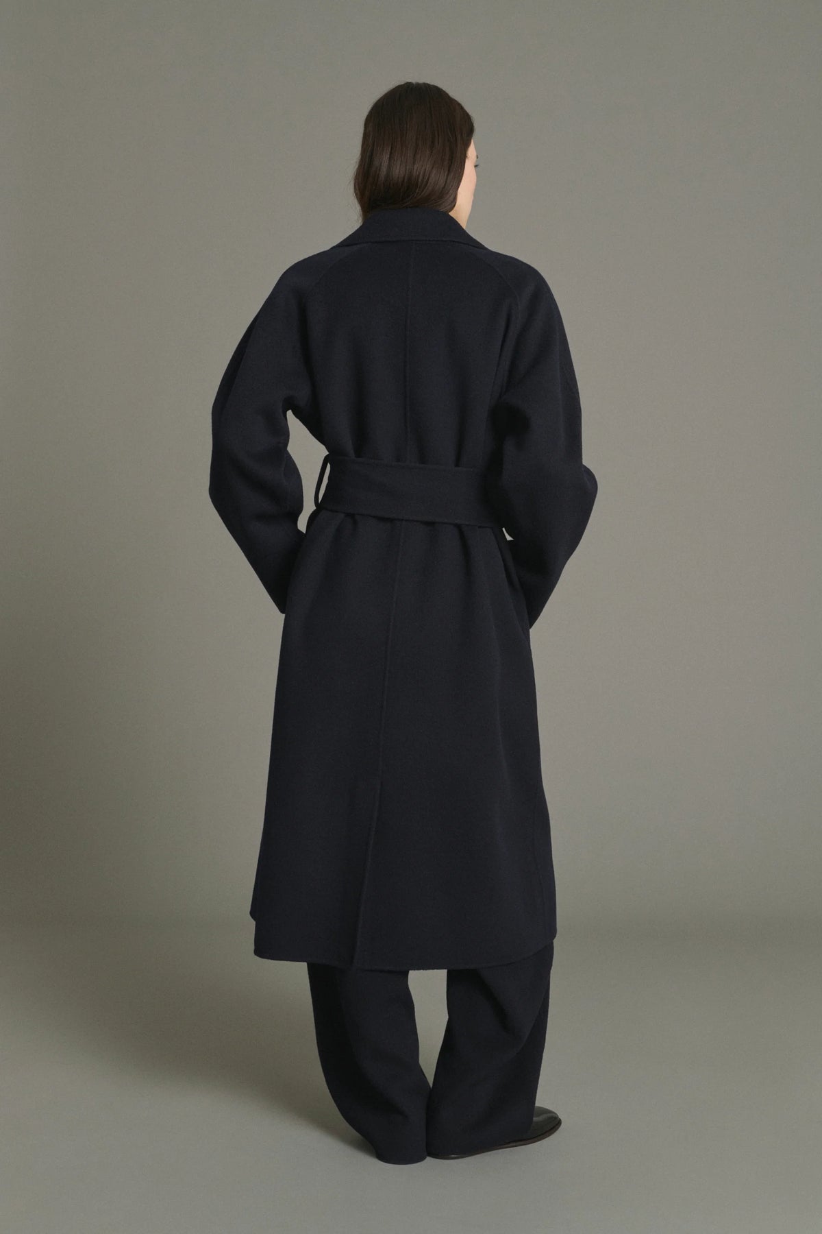 HARVARD WOOL WRAP COAT
