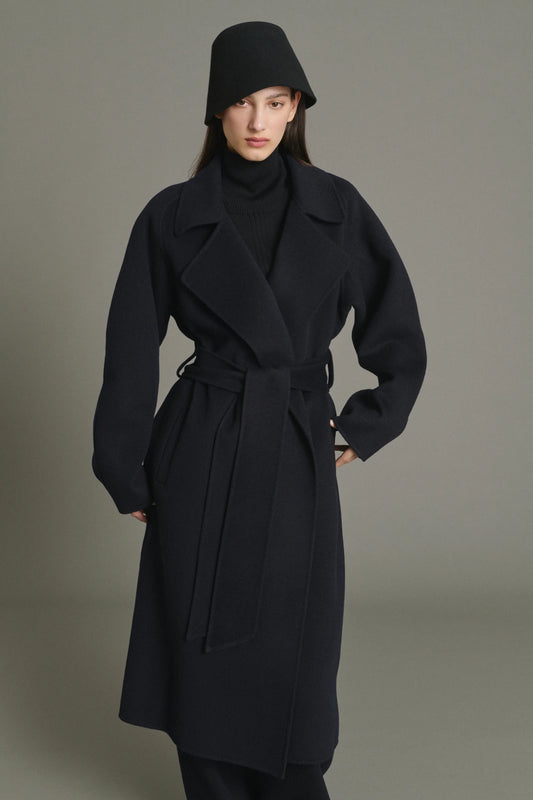 HARVARD WOOL WRAP COAT