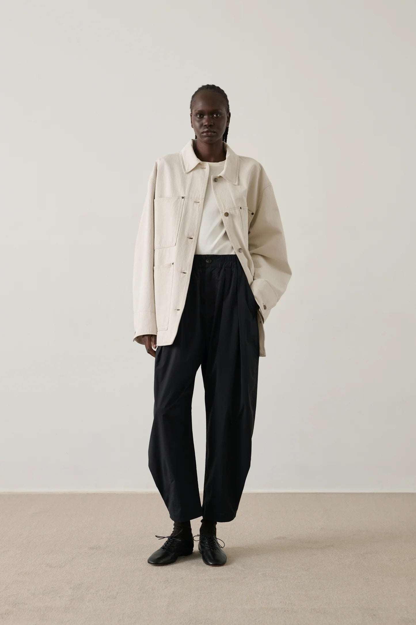 VERNON POPLIN TROUSERS