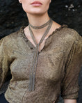 Load image into Gallery viewer, 1M008 GOLD LARIAT NECKLACE
