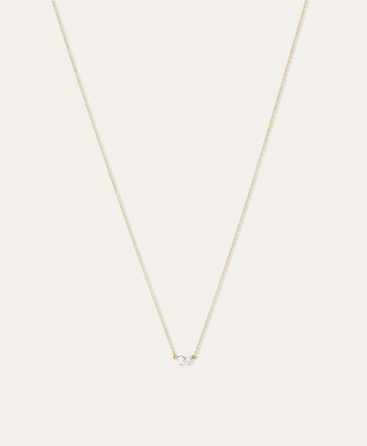 2 DIAMOND AMIGOS NECKLACE