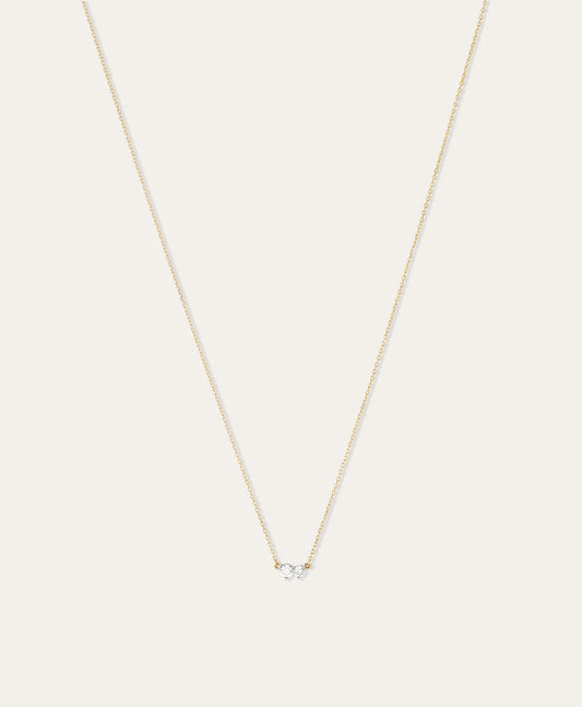 2 DIAMOND AMIGOS NECKLACE