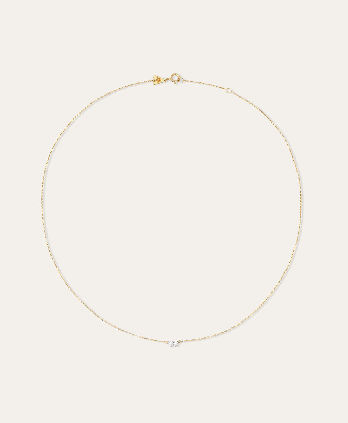 2 DIAMOND AMIGOS NECKLACE