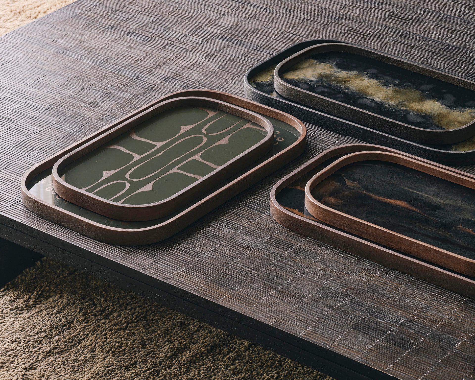 GLASS VALET TRAY