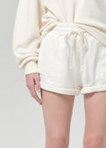 Load image into Gallery viewer, VIVIENNE ROLLED SWEATSHORT
