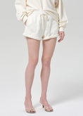 Load image into Gallery viewer, VIVIENNE ROLLED SWEATSHORT
