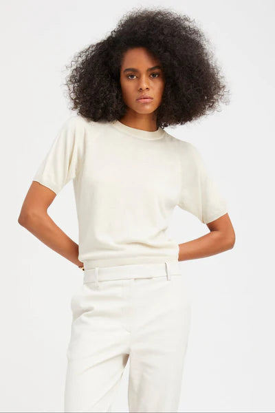 S/S RAGLAN TEE IVORY