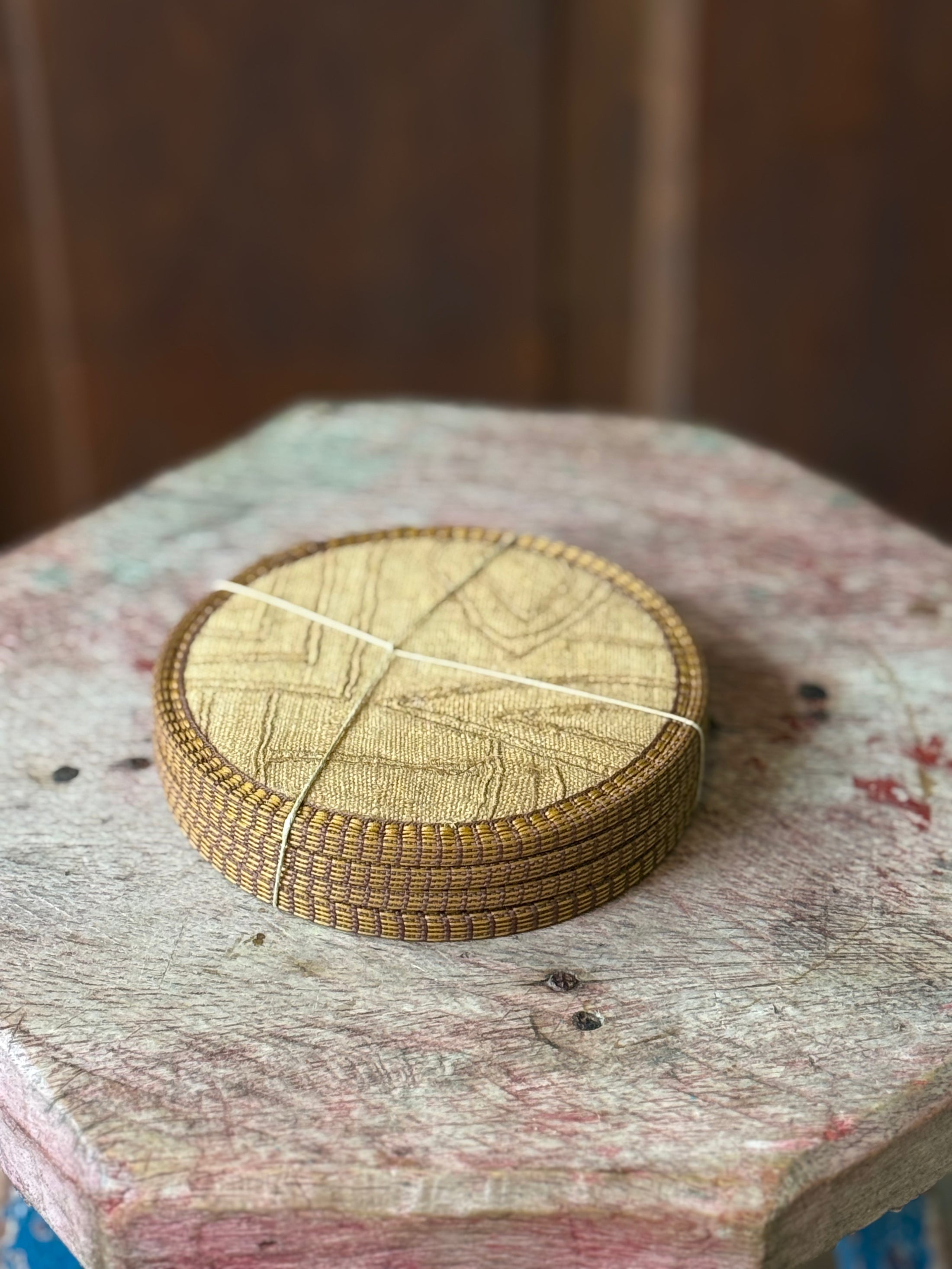HEMP COASTERS - SET OF 4