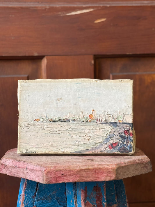 9"x5.5" VINTAGE PAINTING 63'