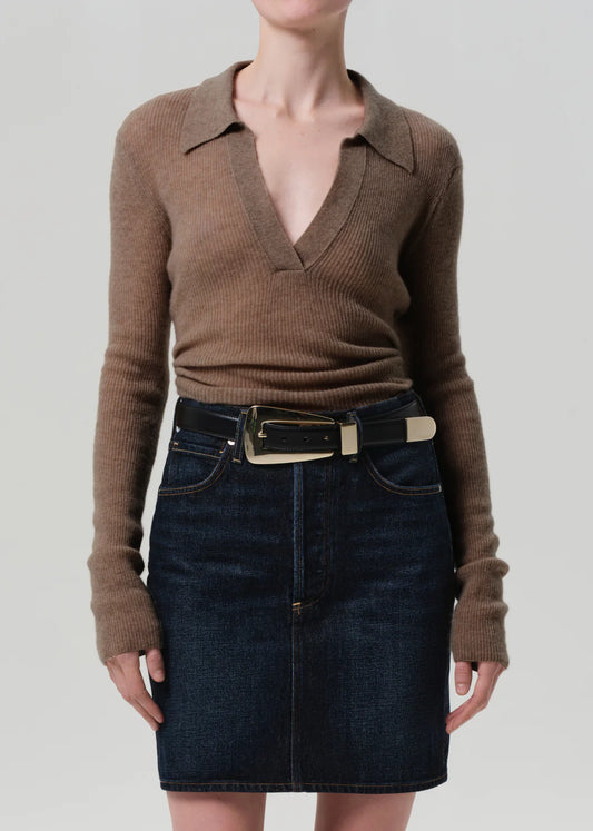 SIMONE POLO SWEATER