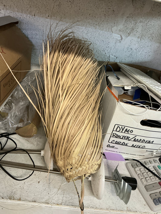 STRAW LAMPSHADE
