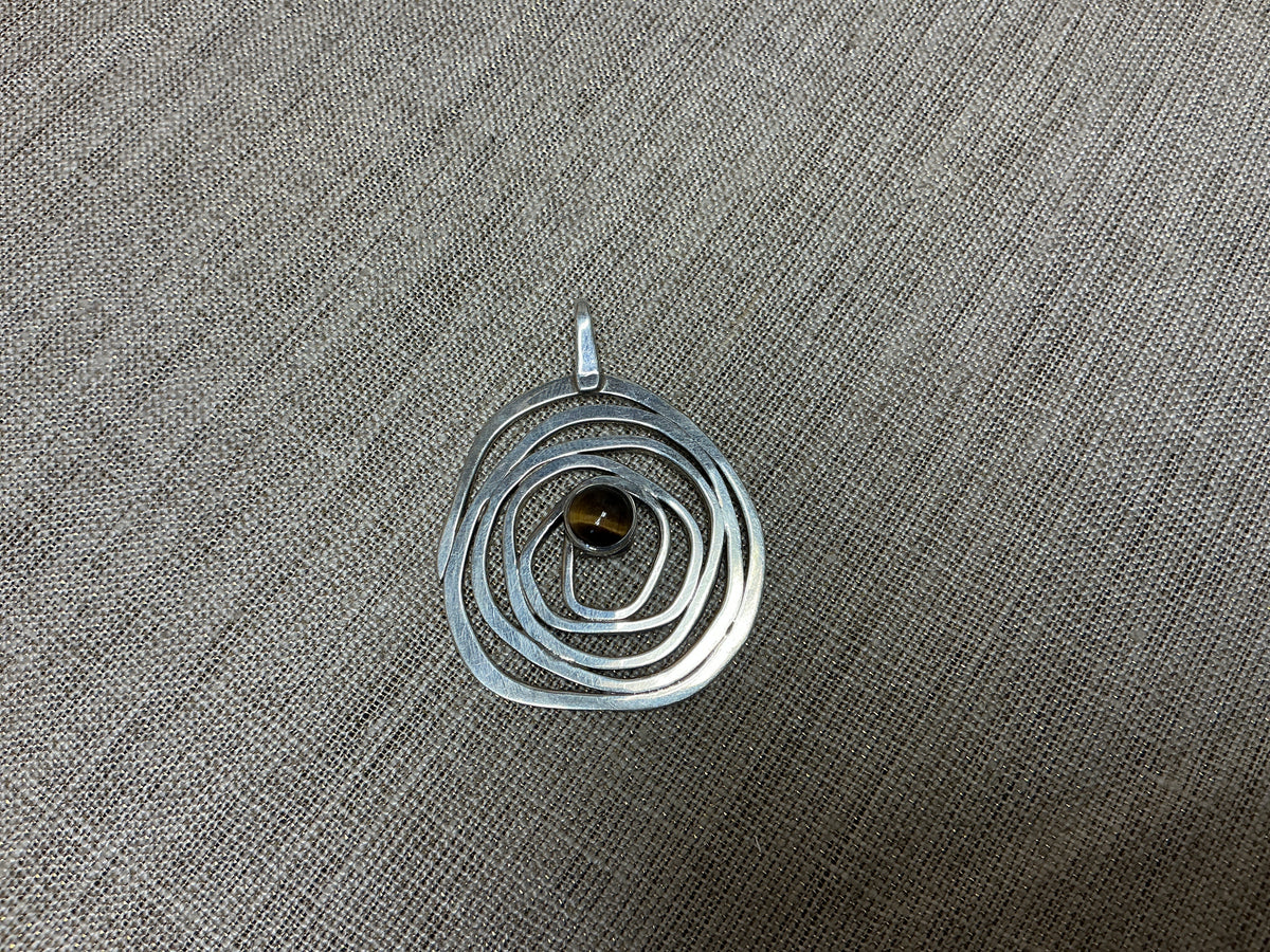 ED LEVIN SPIRAL PENDANT