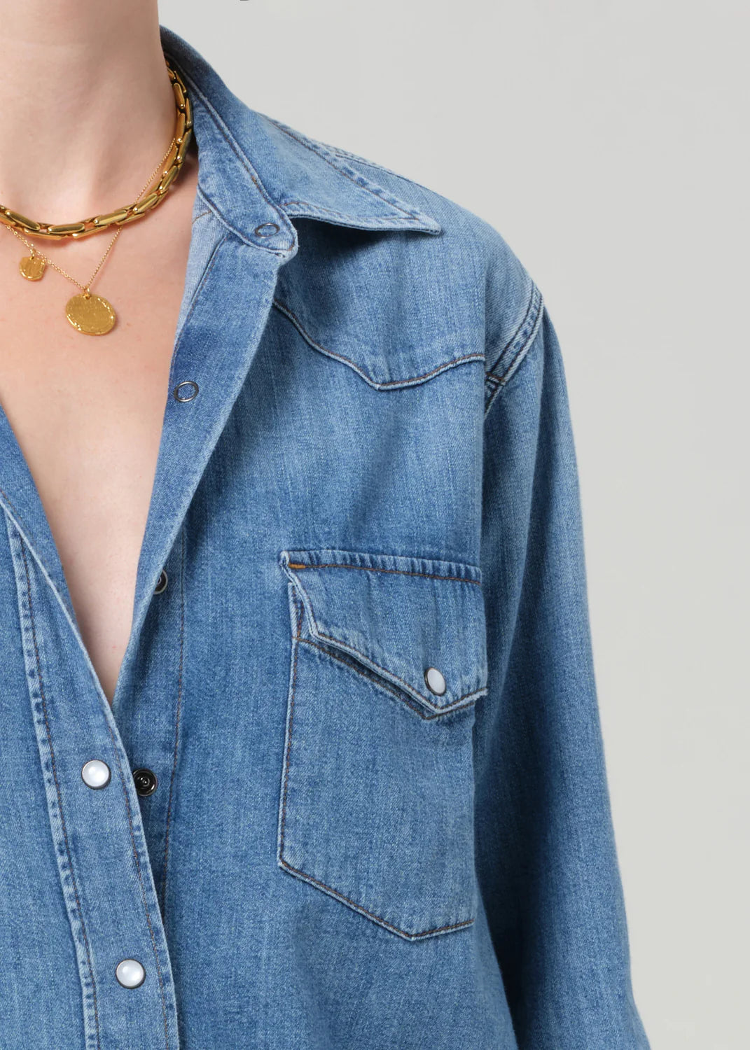 CROPPED WESTERN SHIRT