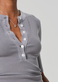 Load image into Gallery viewer, NALI SHORT SLEEVE HENLEY
