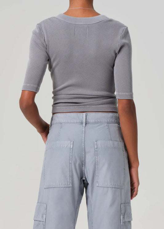 NALI SHORT SLEEVE HENLEY