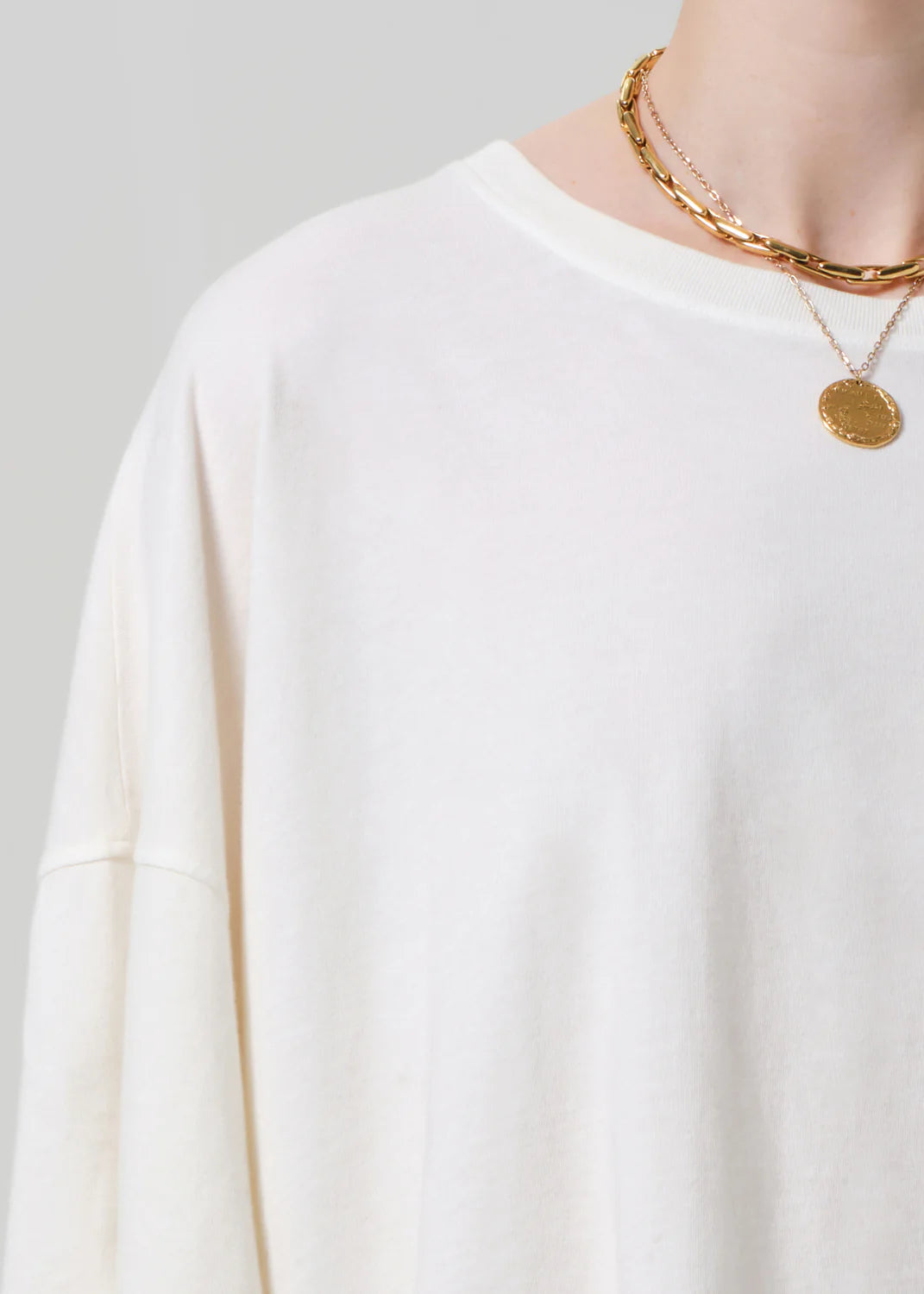 CROP CAPE TEE