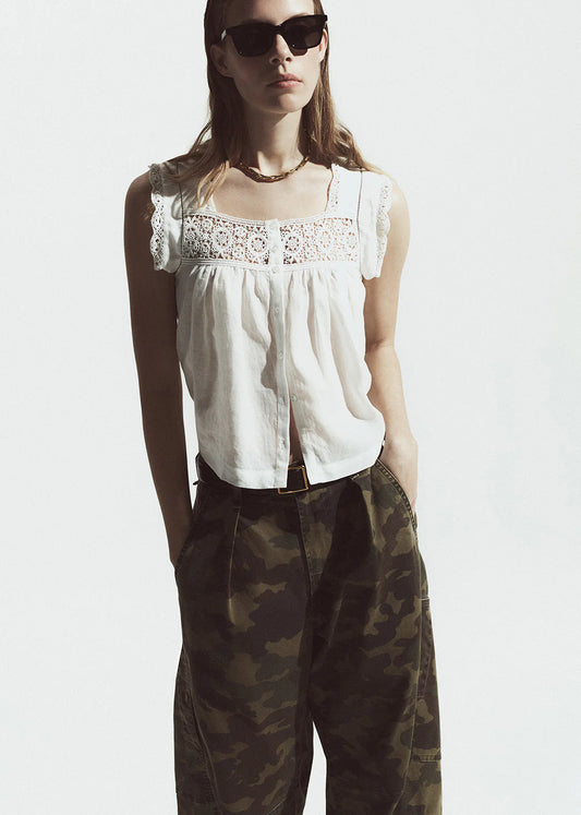 MIA EMBROIDERED TOP