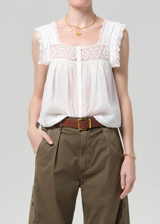MIA EMBROIDERED TOP