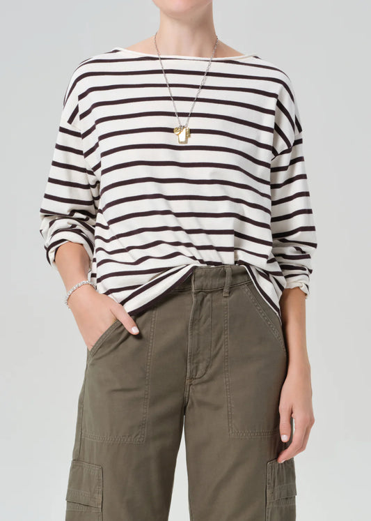 BOAT NECK LONG SLEEVE