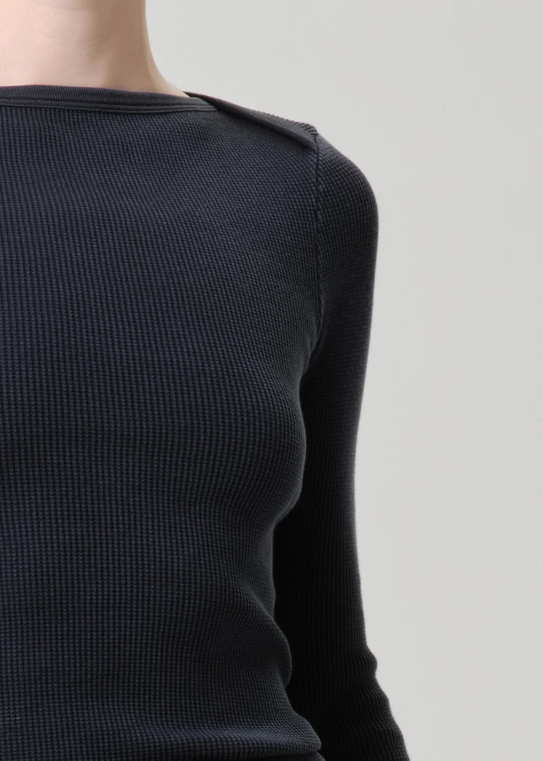 LONG SLEEVE BABY WAFFLE TEE