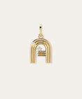 Load image into Gallery viewer, INITIAL HINGED CHARM-14K LETTER A

