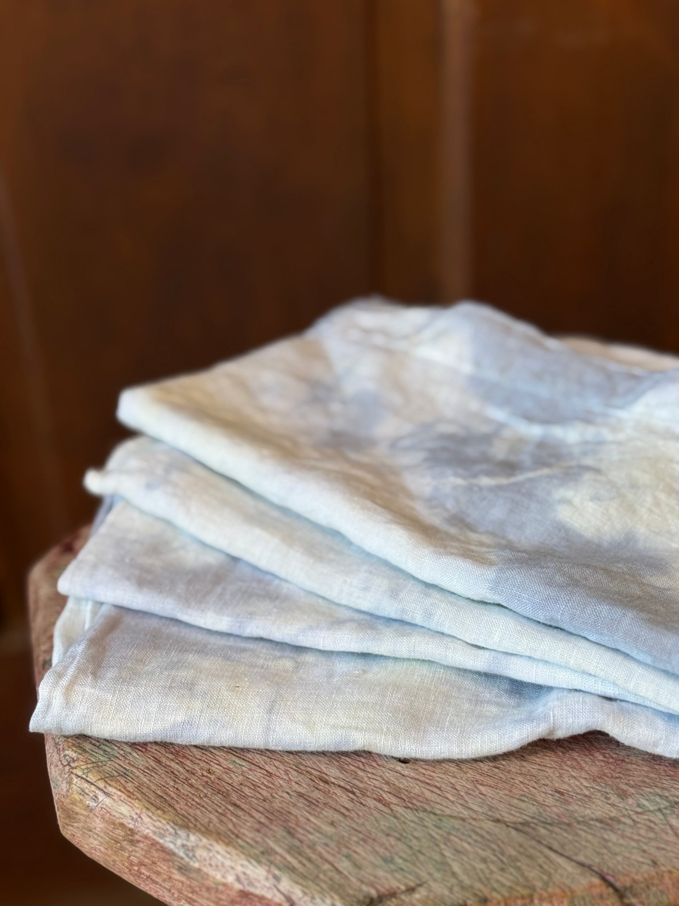 HAND DYED LINEN NAPKINS Set of 4