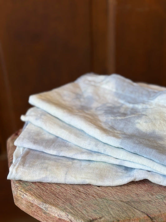 HAND DYED LINEN NAPKINS Set of 4