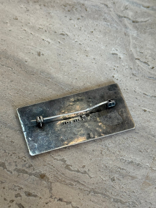 MODERNEST PERUVIAN 925 BROOCH