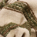 Load image into Gallery viewer, BECKER THROW 71 X 53 NATURAL + OLIVE (#57)
