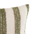 Load image into Gallery viewer, BECKER PILLOW 23 X 23 NATURAL + OLIVE (#57)
