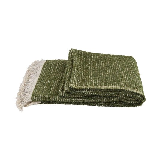 BELL THROW 71 X 51 NATURAL + OLIVE (#57)
