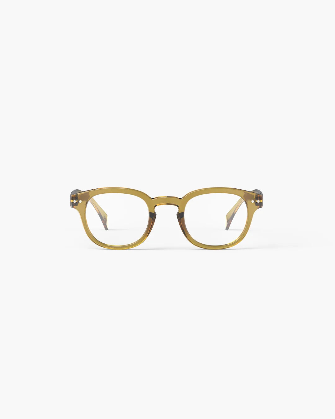 READING #C GLASSES IN GOLDEN GREEN