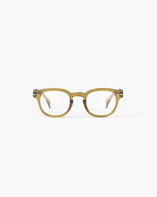 READING #C GLASSES IN GOLDEN GREEN