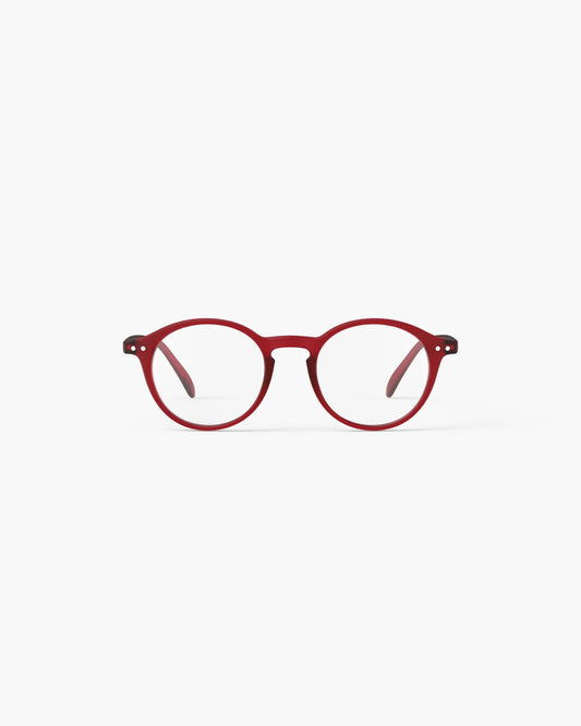 READING #D GLASSES IN CHERRY RED