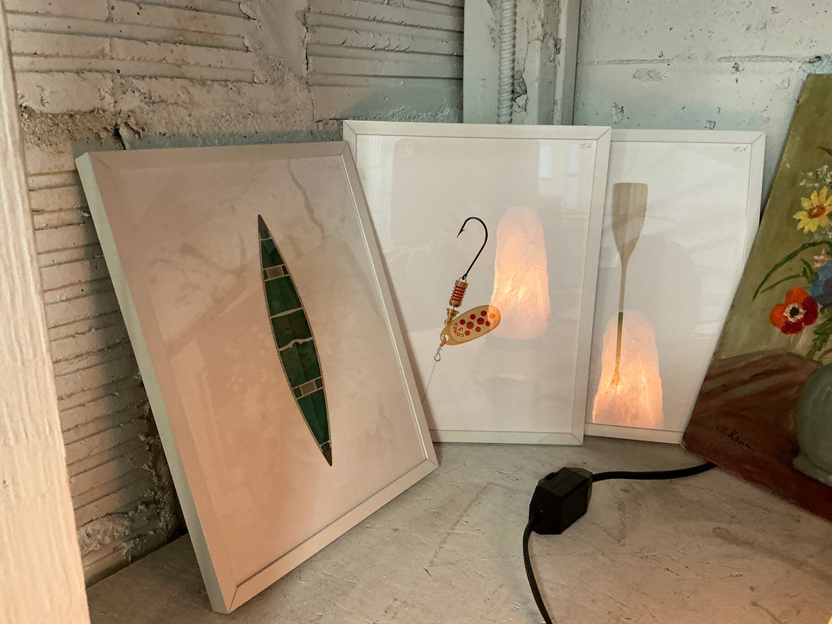 ASSORTED FRAMED LAKE PRINT