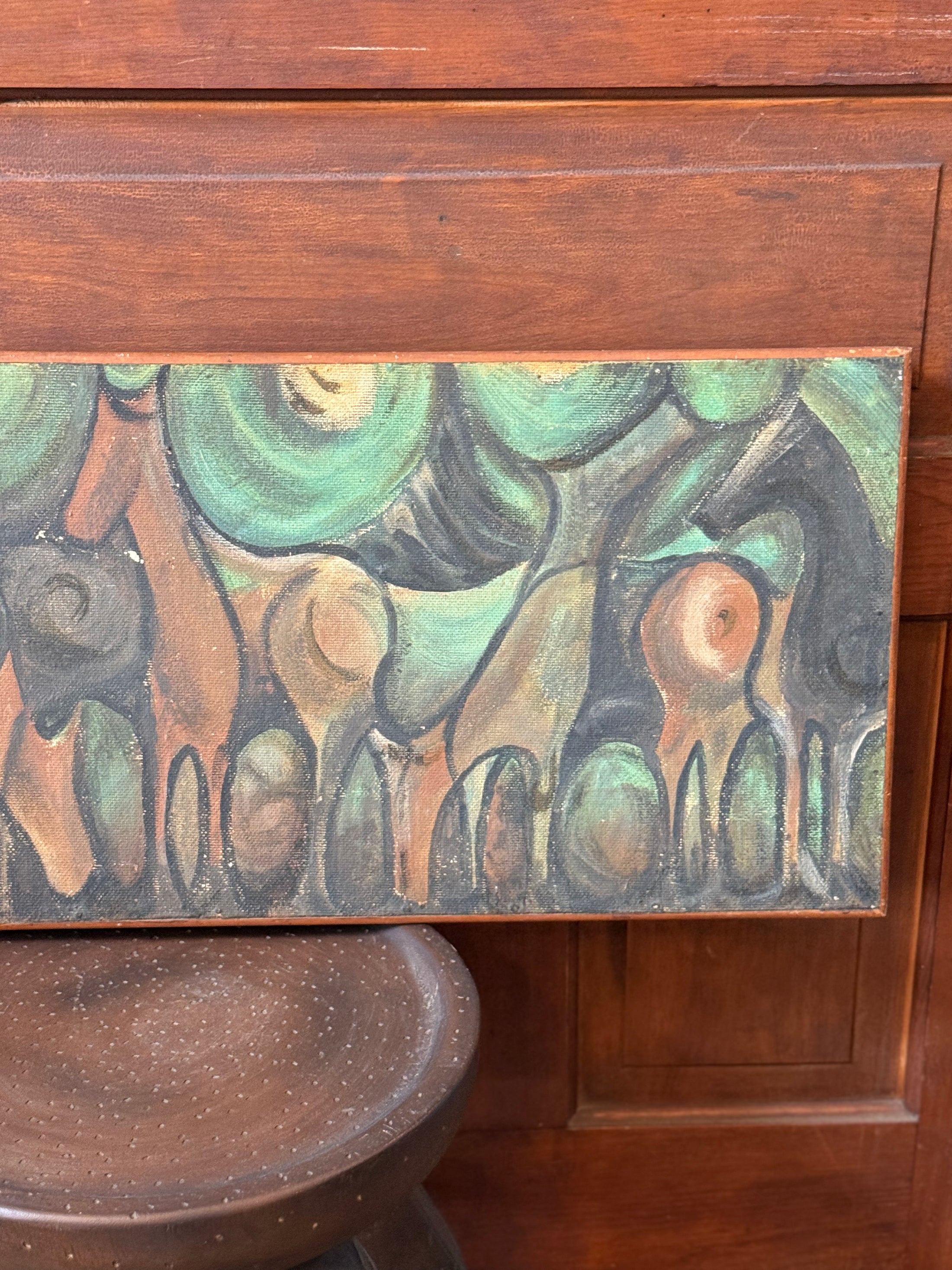 MCM HORSE PAINTING